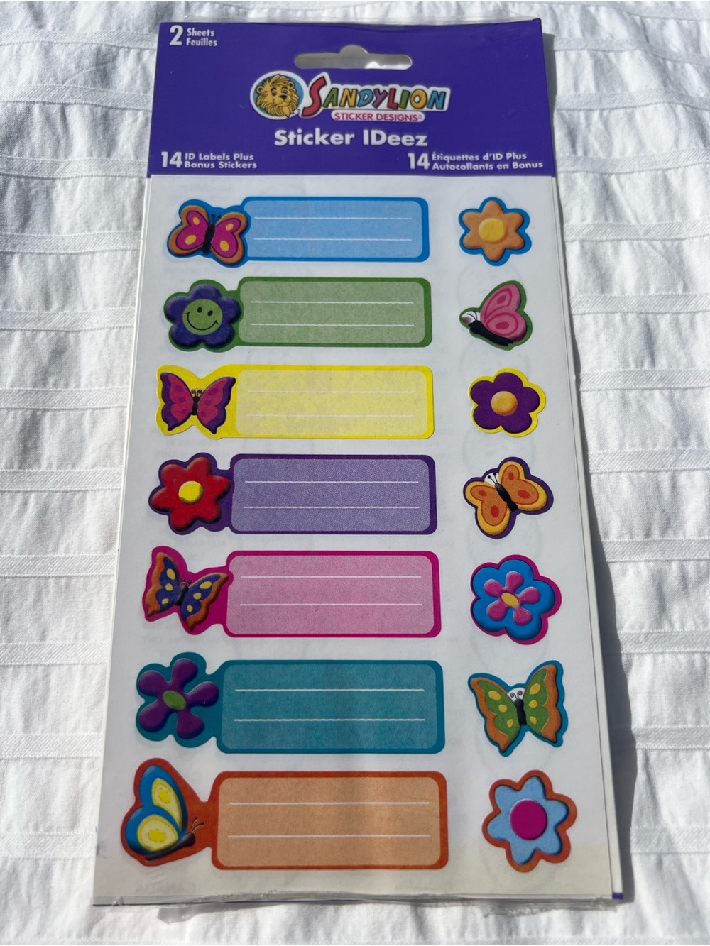 NWT VTG Y2K Sandylion Girly IDeez Sticker Sheets